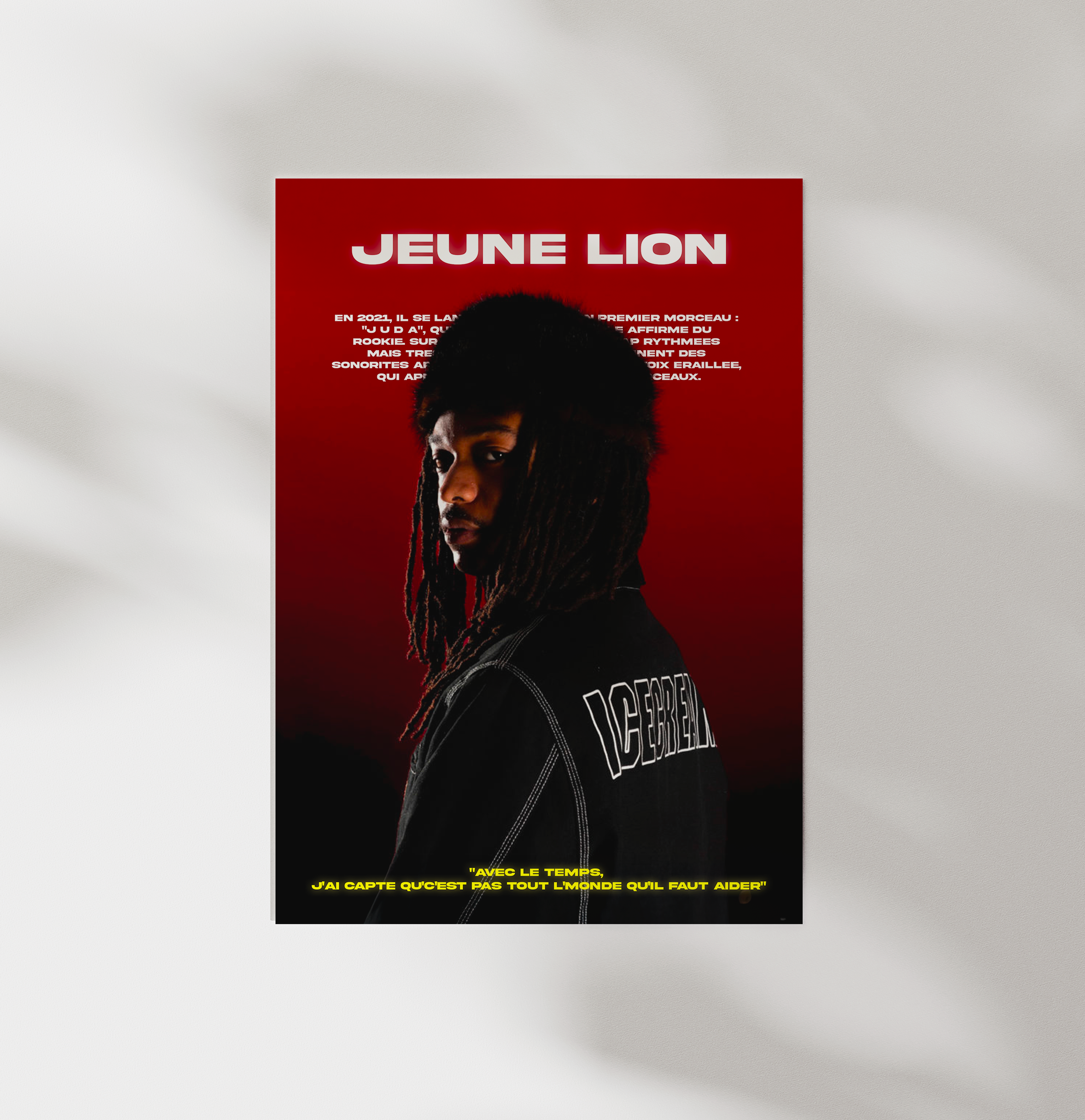 Poster Jeune Lion